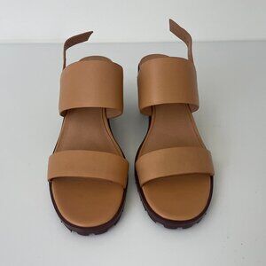 Madewell Kiera Lugsole Sandal in Desert Camel